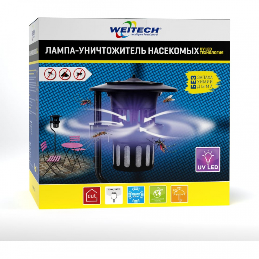 Лампа-уничтожитель для насекомых Weitech WK0125-RU