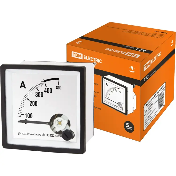 Амперметр TDM ELECTRIC А72 400А/5А-1.5 SQ1102-0060