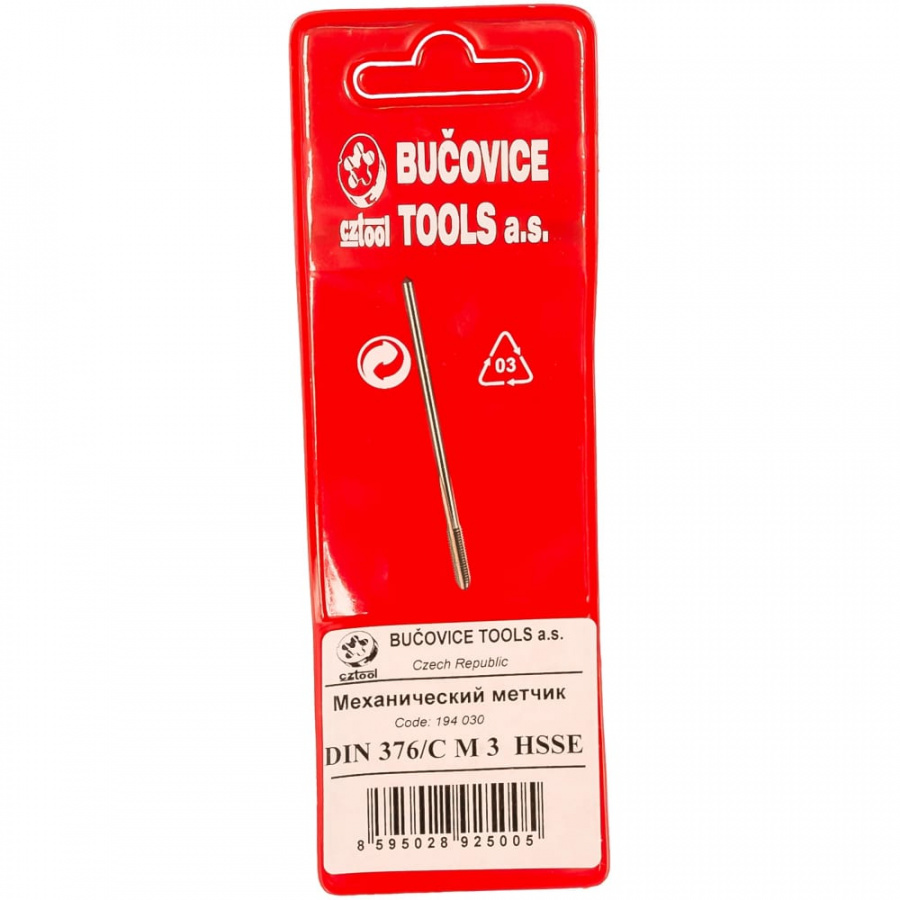Машинный метчик Bucovice Tools 194030