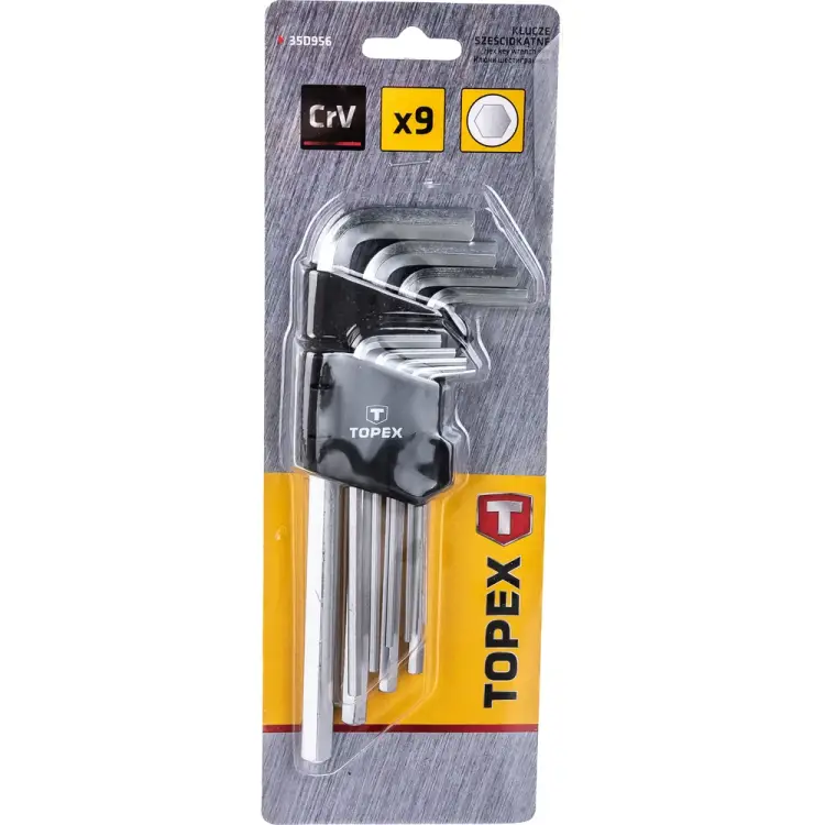 Шестигранные ключи TOPEX 35D956 Шестигранные ключи TOPEX 35D956