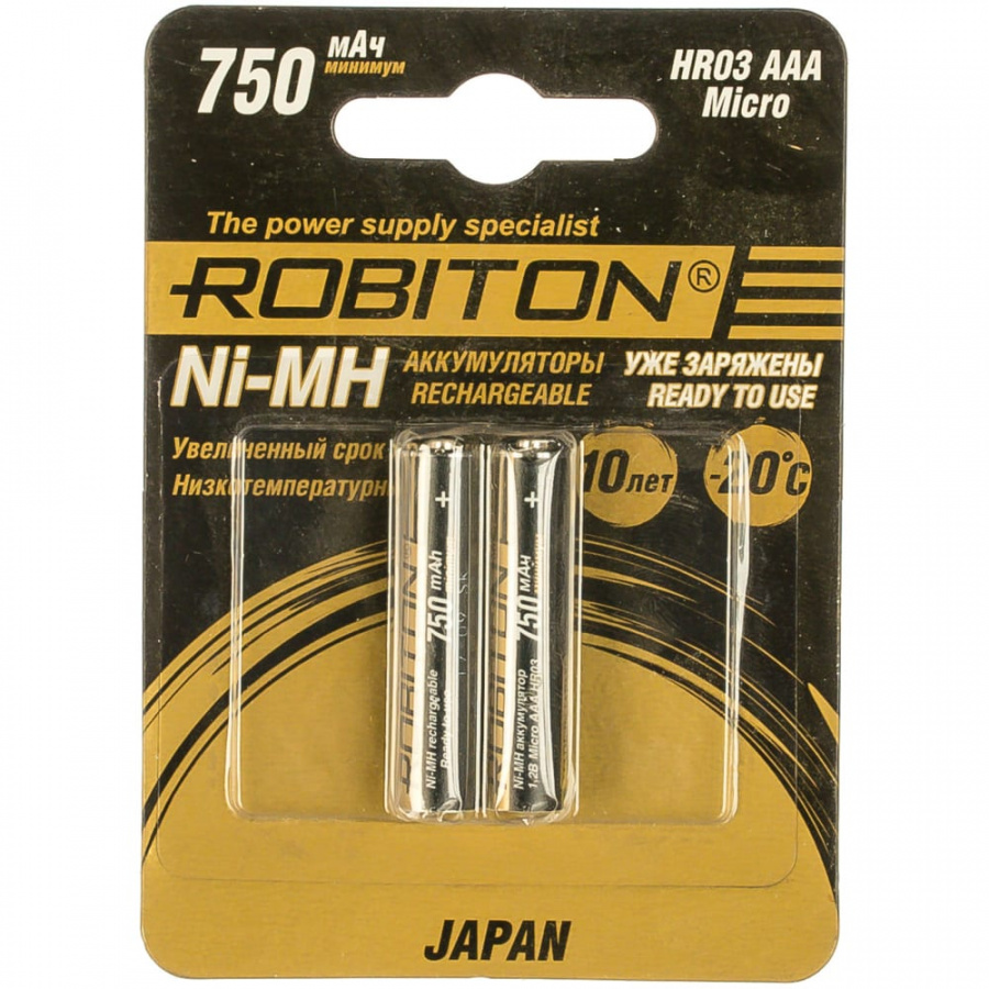 Аккумулятор Robiton HR-4UTG JAPAN