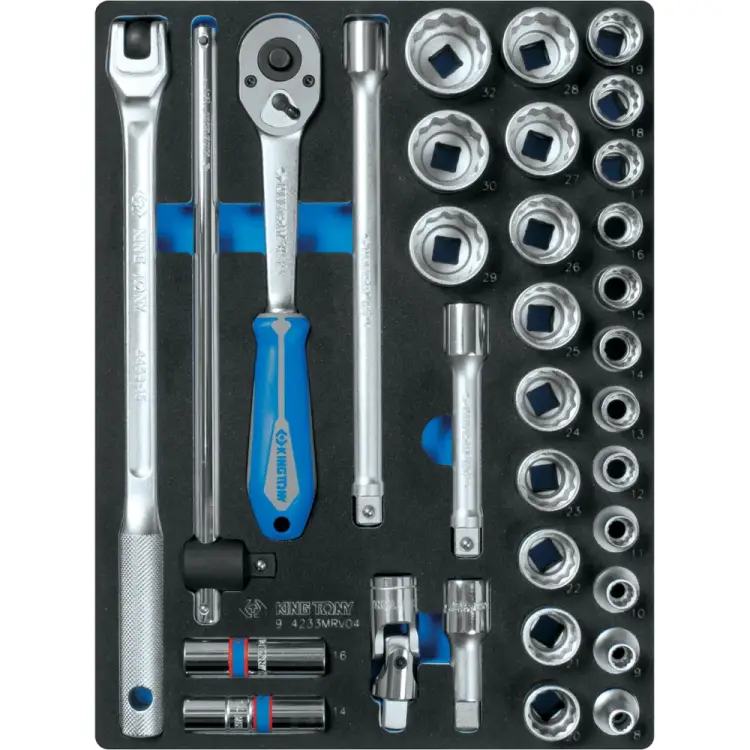 Набор торцевых головок KING TONY 9-4233MRV04