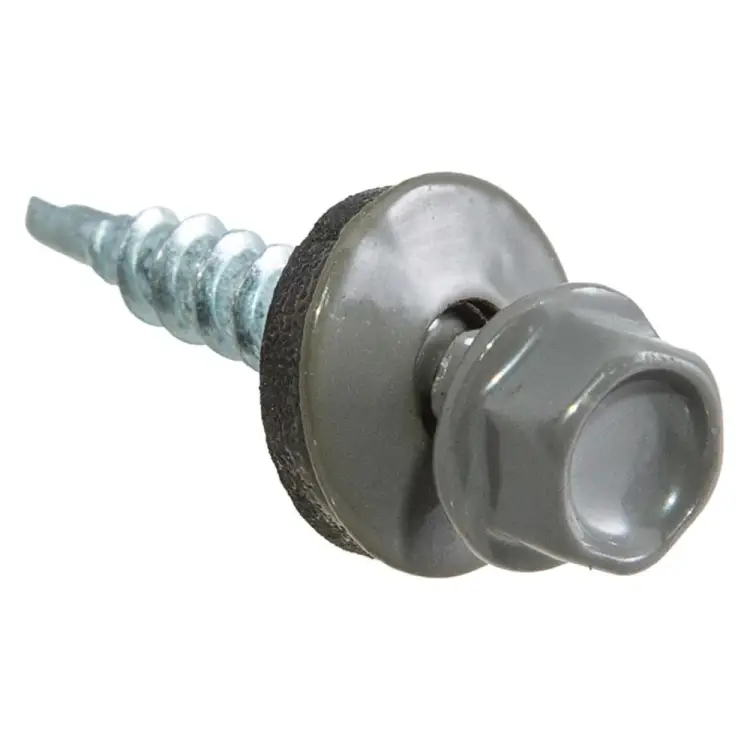 Кровельные саморезы Стройбат 4,8x28 темно-серый 115810