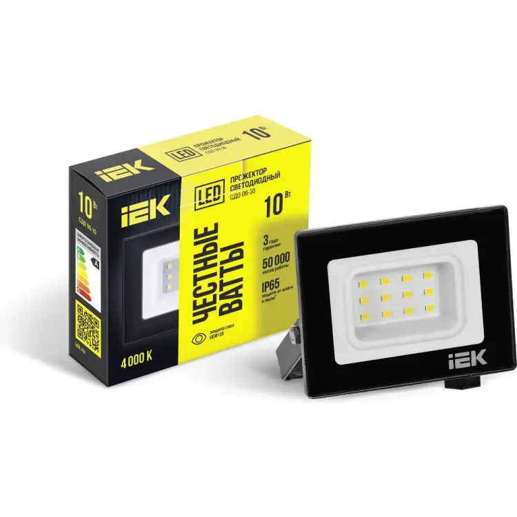 Светодиодный прожектор IEK СДО 06-10 LPDO601-10-40-K02