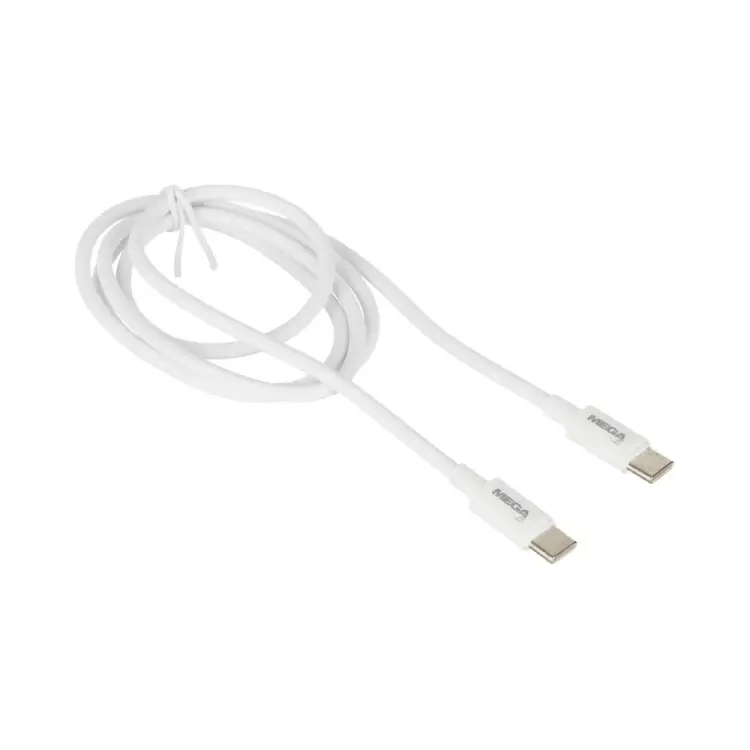 Кабель ProMega u97, 100w, 1м, type-c to type-c, белый 1639344