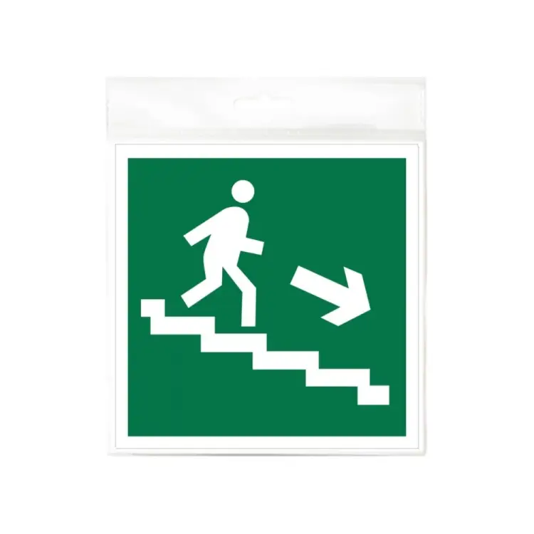 Наклейка Контур Лайн Выход направо вниз 10FC0413