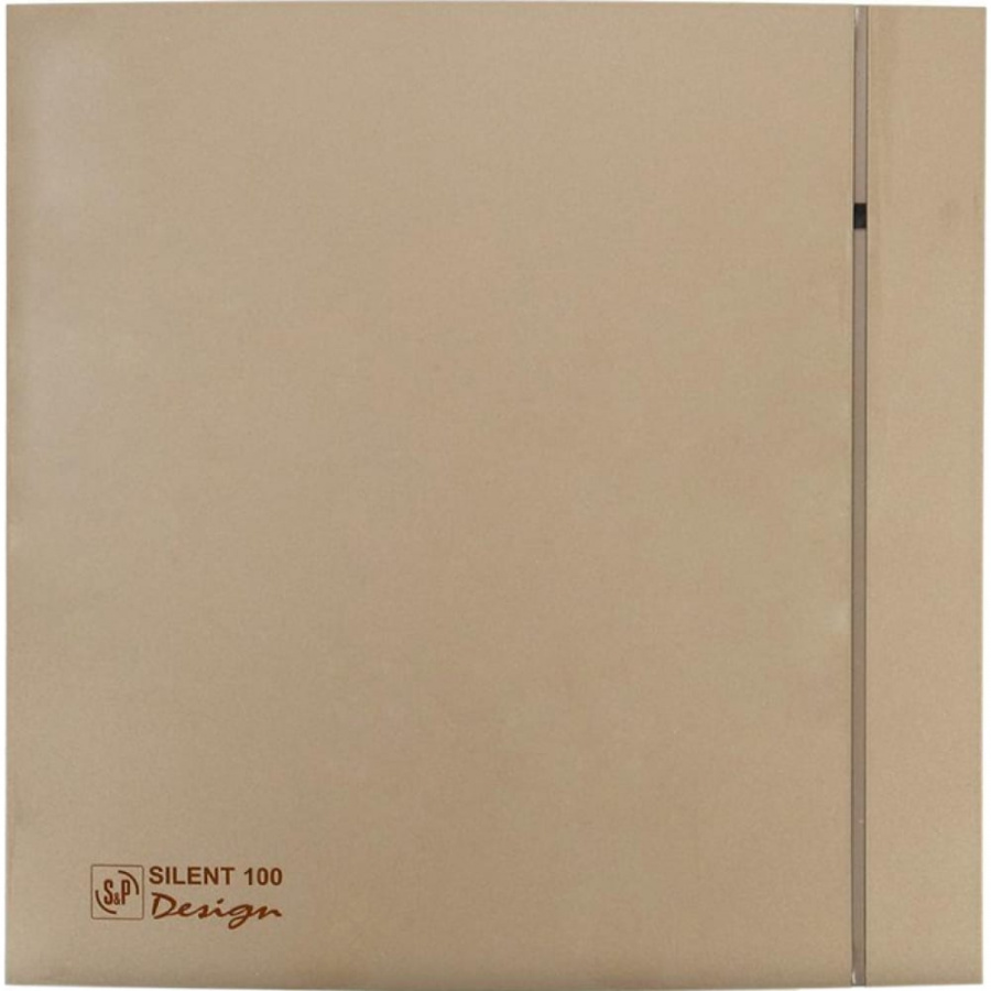 Вентилятор Soler&Palau SILENT-100 CRZ CHAMPAGNE DESIGN-4C RE