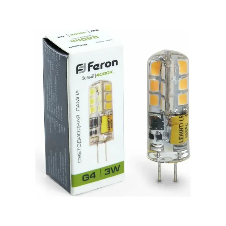 Светодиодная лампа FERON LB-422 3W 12V G4 4000K 25532