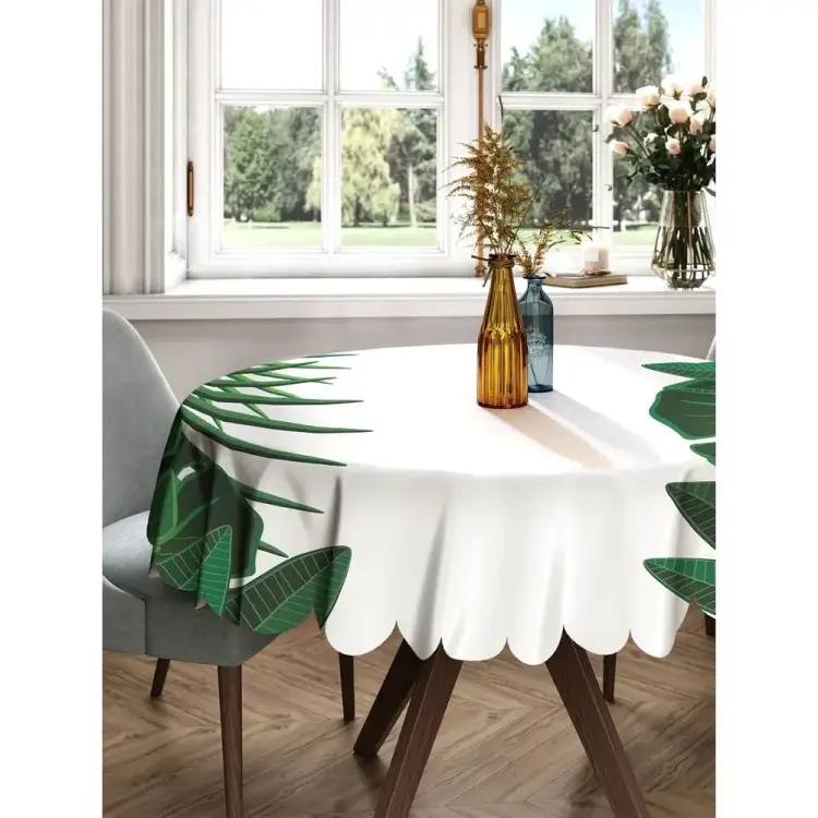 Круглая тканевая скатерть на стол JOYARTY rtcf01_423878_150x150