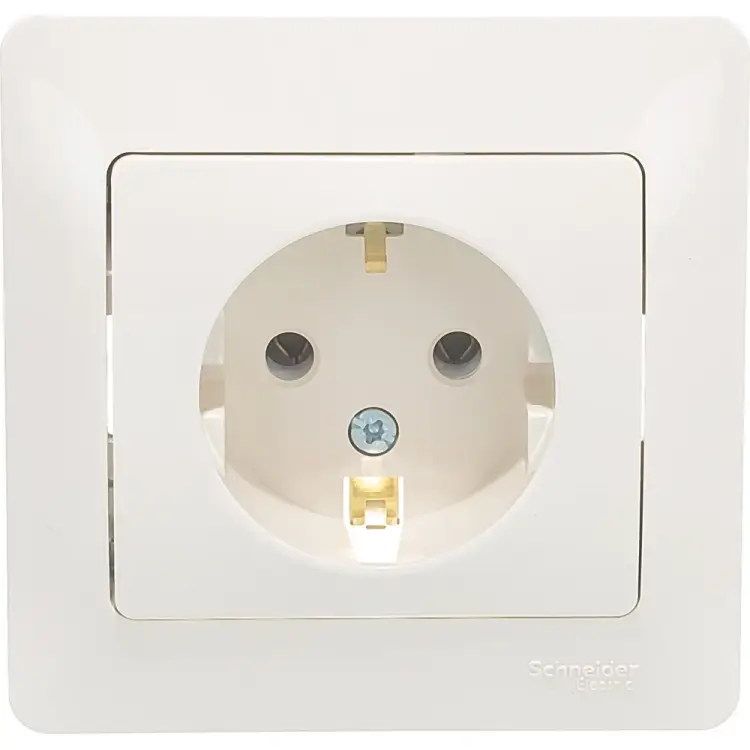 Одноместная розетка Systeme Electric GLOSSA GSL000242