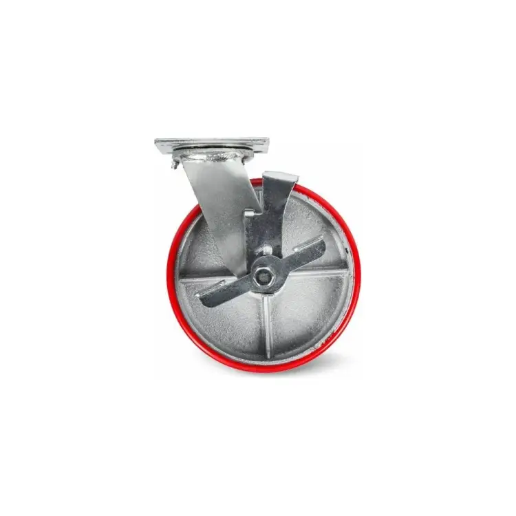 Большегрузное поворотное колесо TOR SCpb 63 (150 мм; PU; тормоз) 1025347