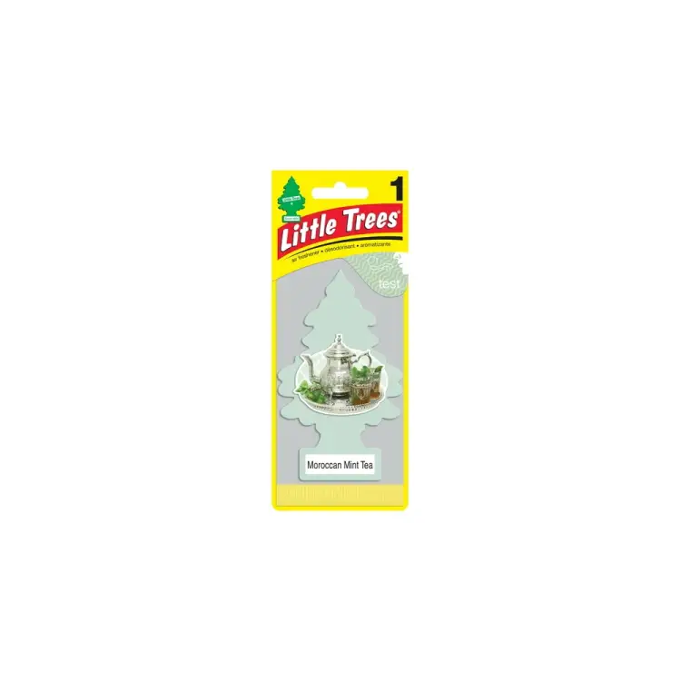 Ароматизатор в машину Car-Freshner Ёлочка Moroccan Mint Tea Марокканская Мята U1P-10262-RUSS