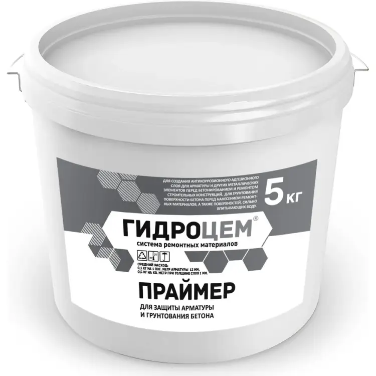 Смесь для защиты арматуры и грунтования бетона Гидроцем Праймер Г00073