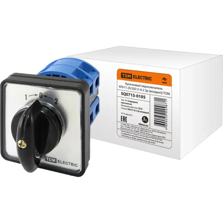 Переключатель TDM ELECTRIC КПУ11-25/2021-0-2 SQ0715-0105