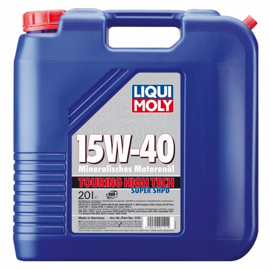 Минеральное моторное масло LIQUI MOLY THT Super SHPD 15W-40 E7/E5/B4/B3/A3