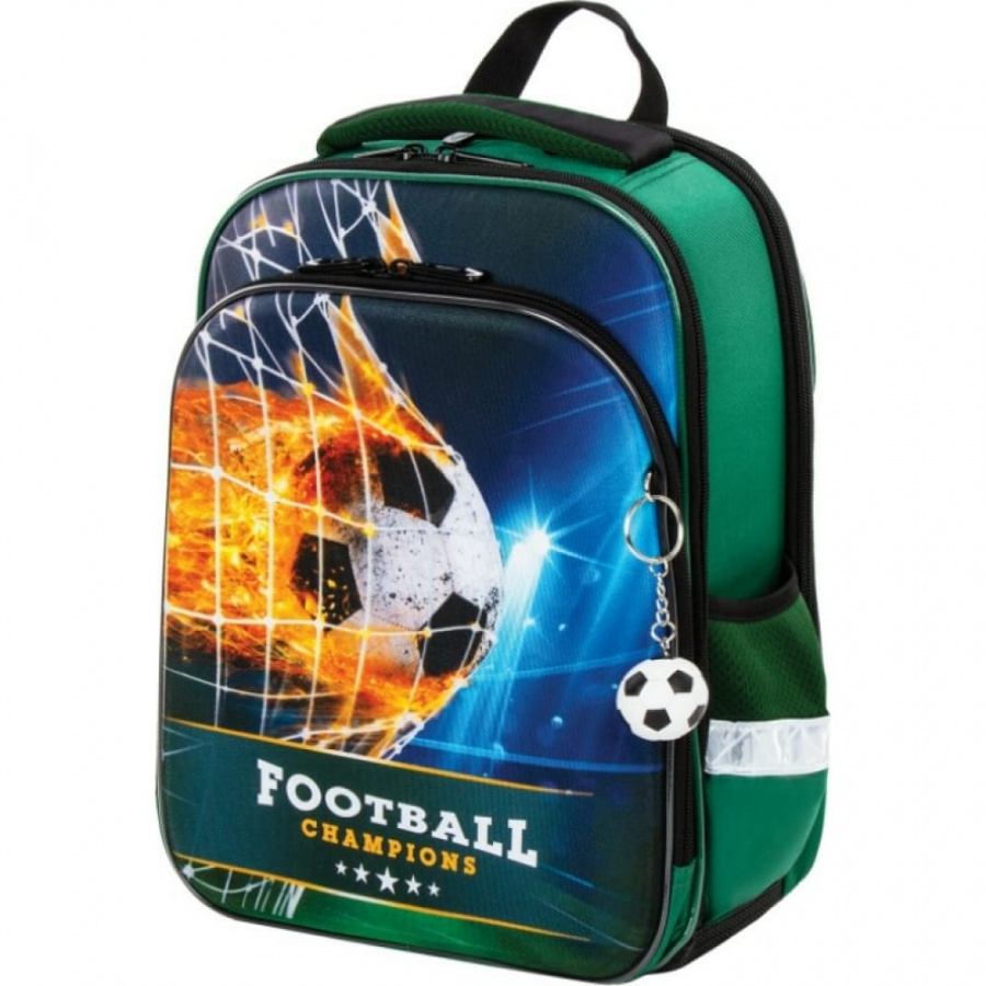 Ранец BRAUBERG QUADRO Fire football