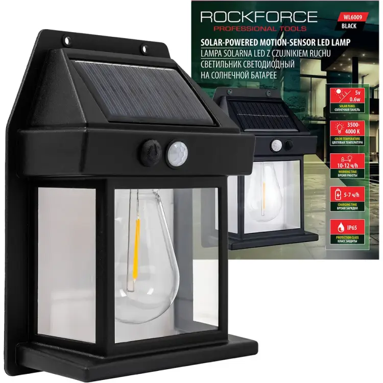 Светодиодный светильник Rockforce RF-WL6009/Black/(58883)