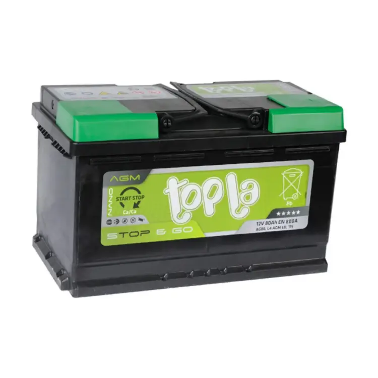 Аккумуляторная батарея TAB Topla agm stop-go 114080