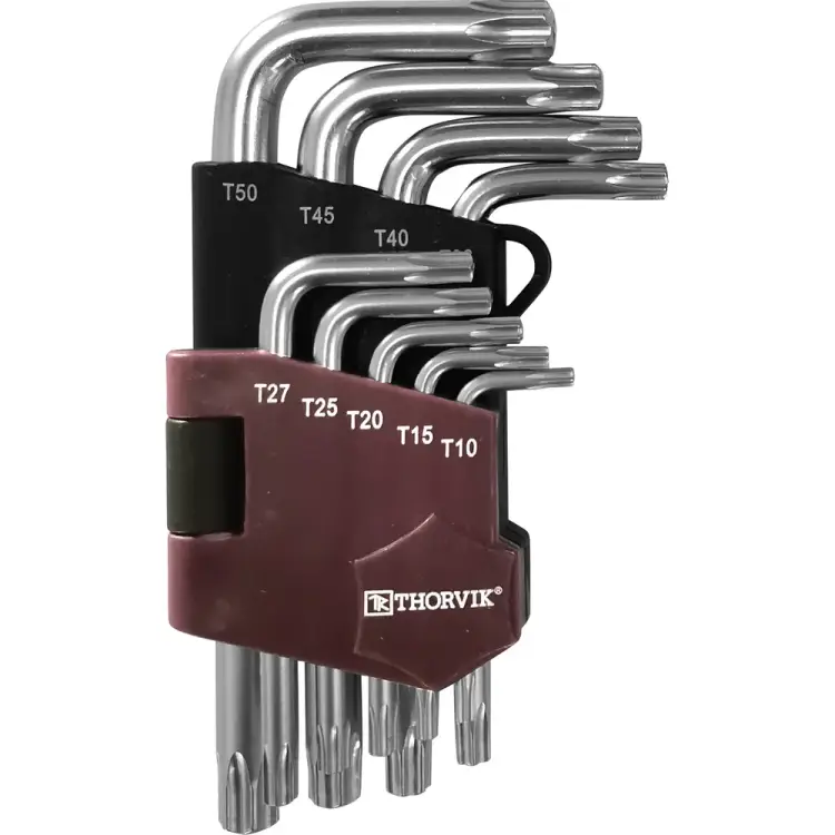 Набор торцевых ключей коротких THORVIK TTKS9S 53140