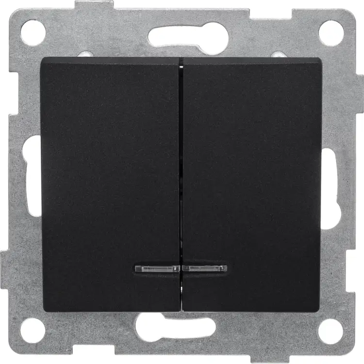 Двухклавишный механизм выключателя GUSI Electric Bravo С10В28-010