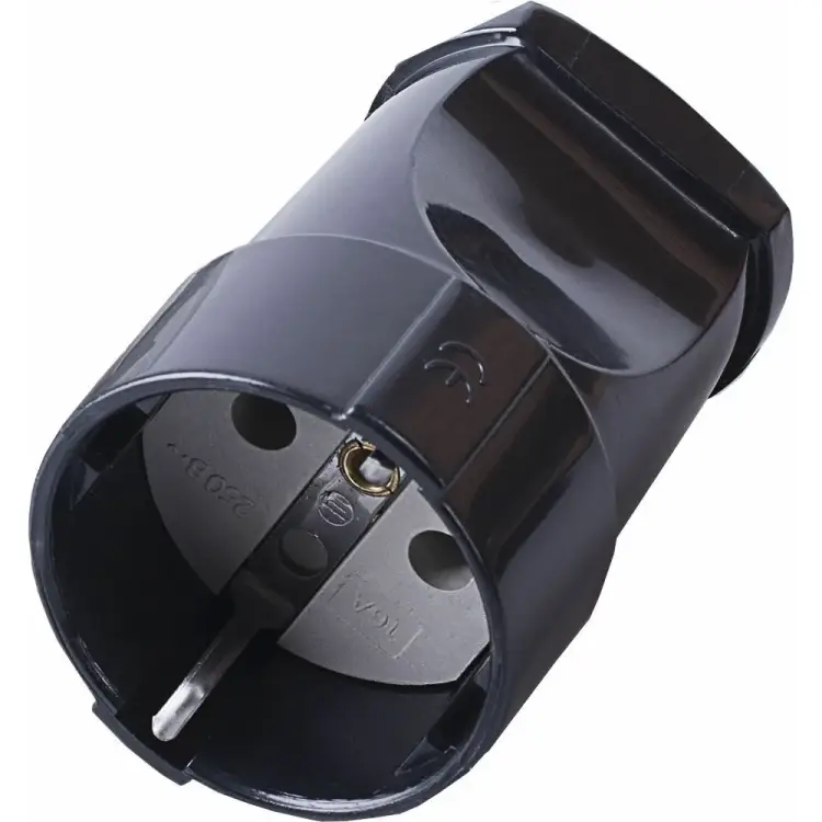 Переносная одноместная розетка STEKKER 32854