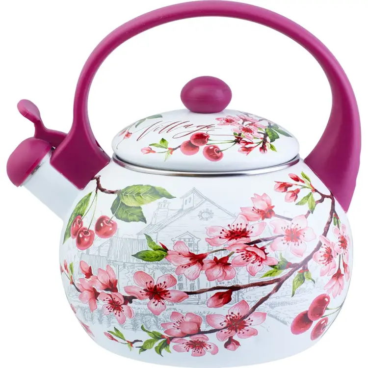 Эмалированный чайник appetite Вишня FT7-VI Эмалированный чайник appetite Вишня FT7-VI