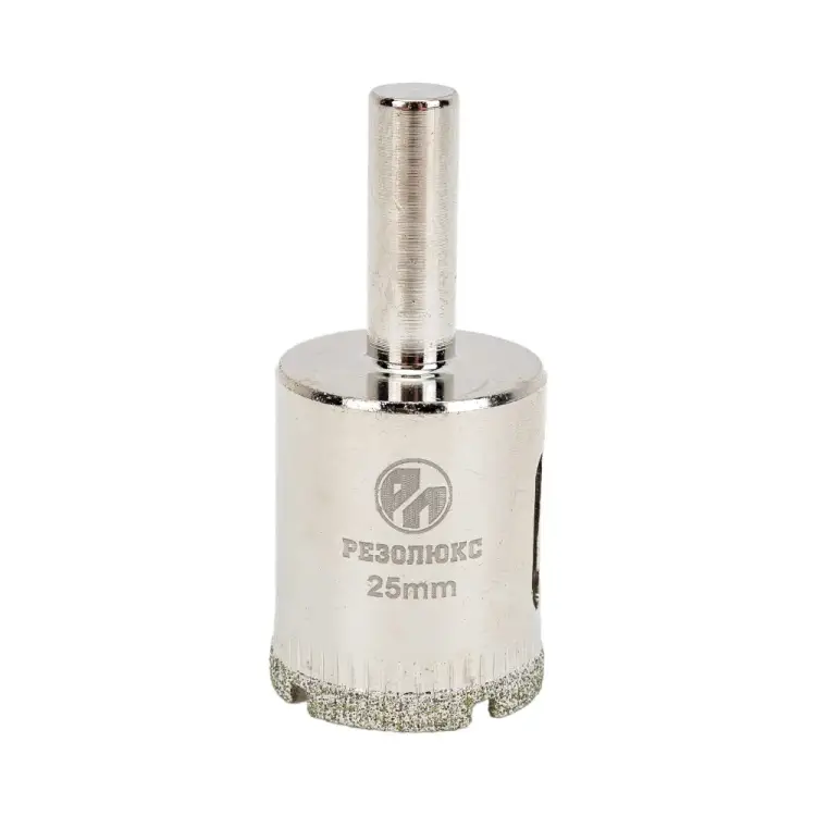 Алмазная коронка по стеклу и керамической плитке Резолюкс 63025