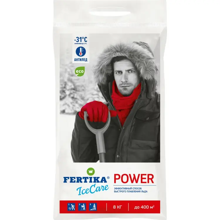 Противогололедный реагент Fertika ICECARE POWER Ф03552