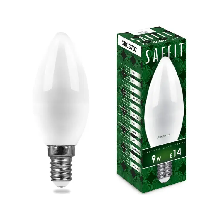Светодиодная лампа SAFFIT SBC3709 Свеча 55170