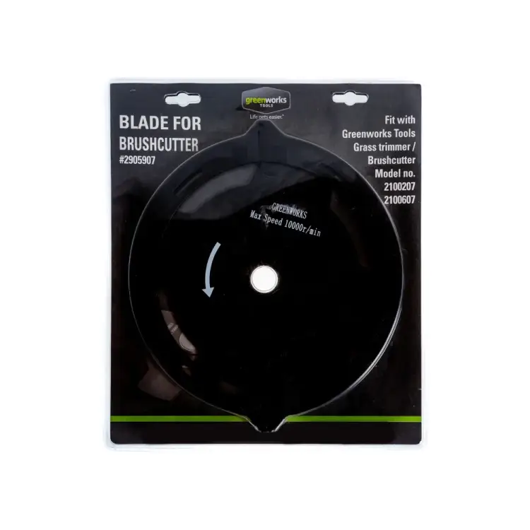 Стальной 4-х лопастной нож для триммеров 40V, 60V, 80V, 82V GreenWorks 2905907