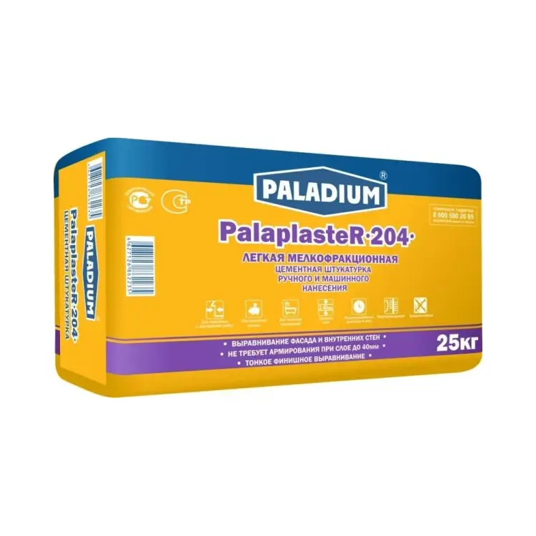 Цементная штукатурка PALADIUM PalaplasteR-204 82198792 Цементная штукатурка PALADIUM PalaplasteR-204 82198792