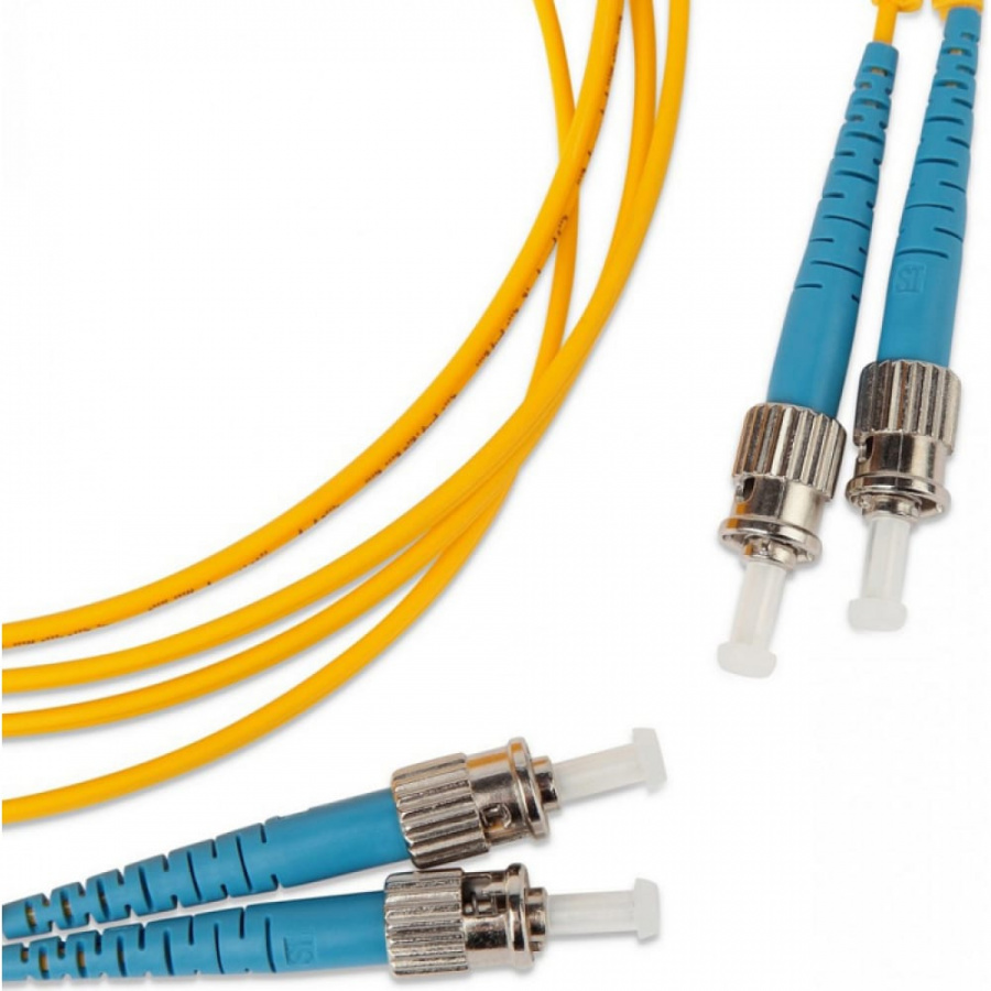 Волоконно-оптический патч-корд Hyperline FC-D2-9-ST/UR-ST/UR-H-2M-LSZH-YL