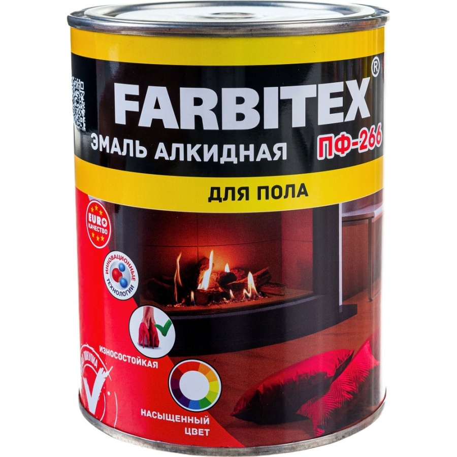 Алкидная эмаль Farbitex ПФ-266