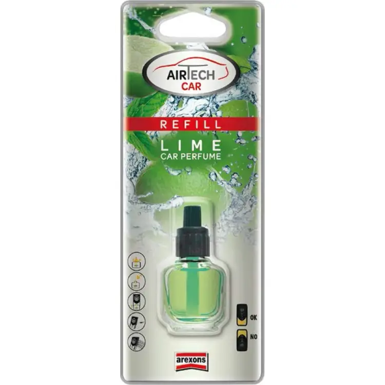 Сменный блок AREXONS Airtech Car Perfume LIME REFILL 1425