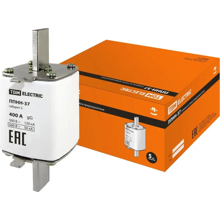 Плавкая вставка TDM ELECTRIC ППНН-37 габ.2, 400А SQ0713-0033