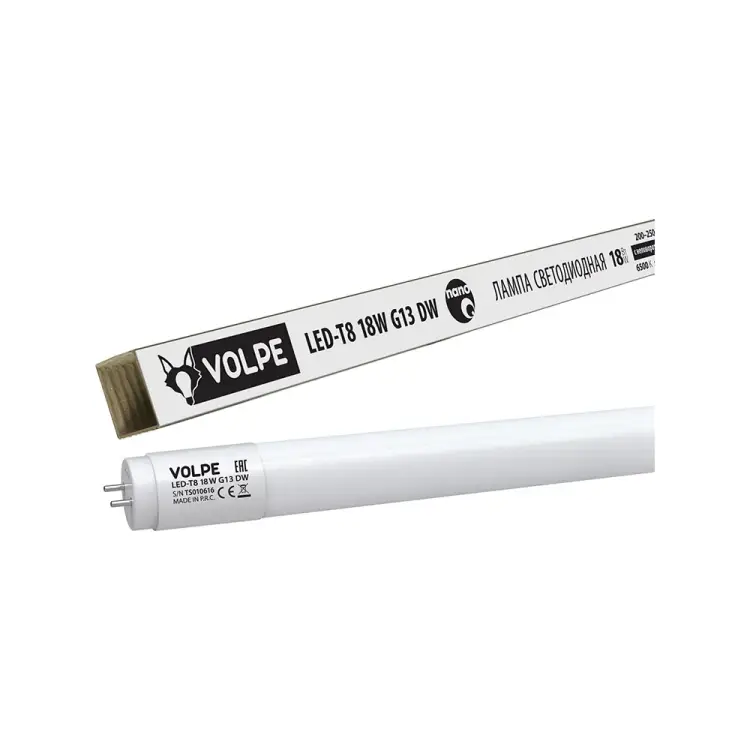 Светодиодная лампа Volpe LED-T8-18W/DW/G13/FR/FIX/N UL-00001457