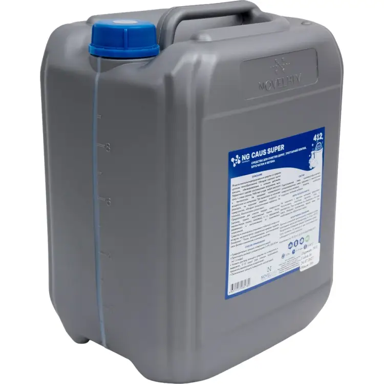 Средство для очистки дорог для тротуарной плитки, брусчатки и бетона NovelGuard ТМ NG Caus Super 412 14120010