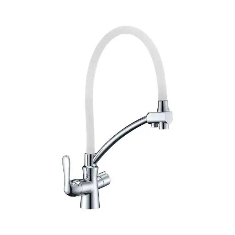 Смеситель для кухни Lemark Comfort LM3070C-White