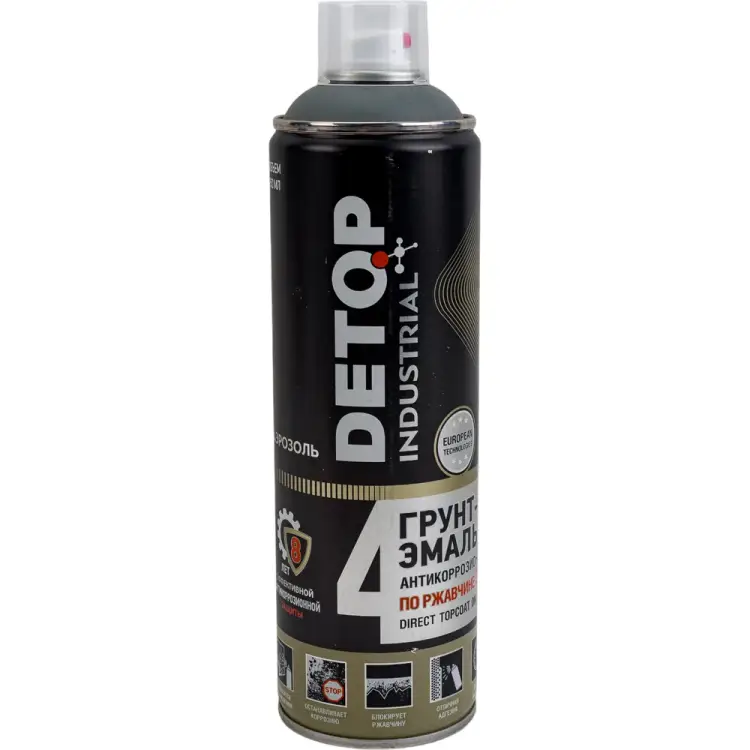 Грунт-эмаль по ржавчине Detop DTI-A07718