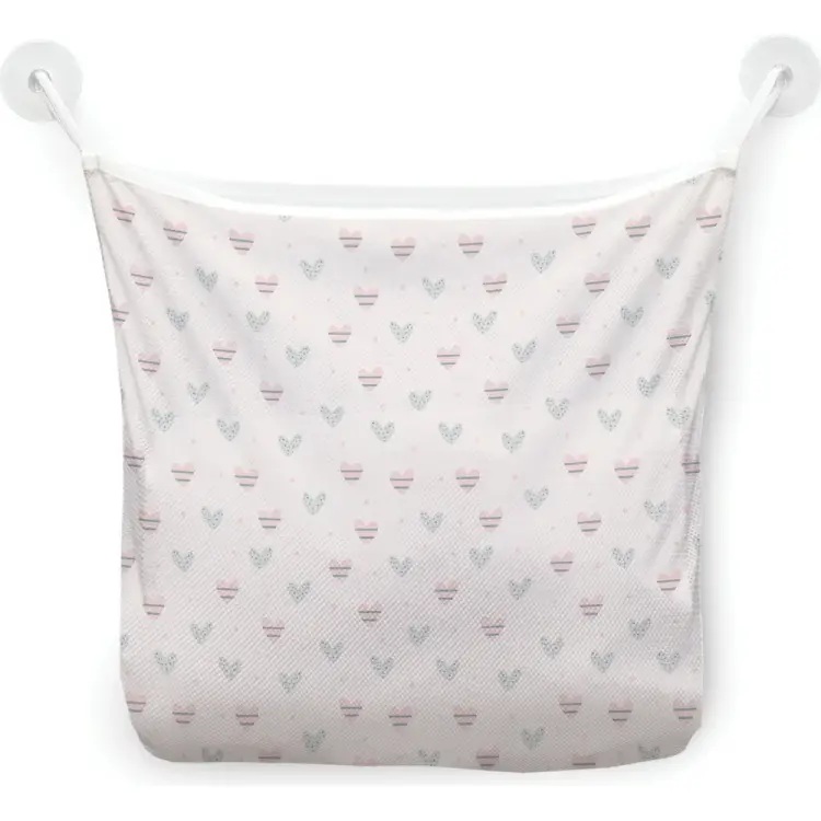 Сетка для игрушек в ванну JOYARTY Сердце в полоску tgb_422625