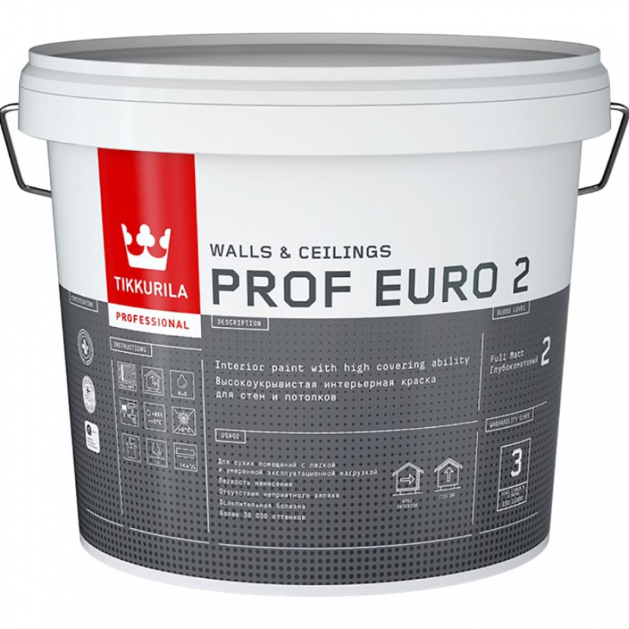 Грунтовочная краска Tikkurila Prof Euro 2