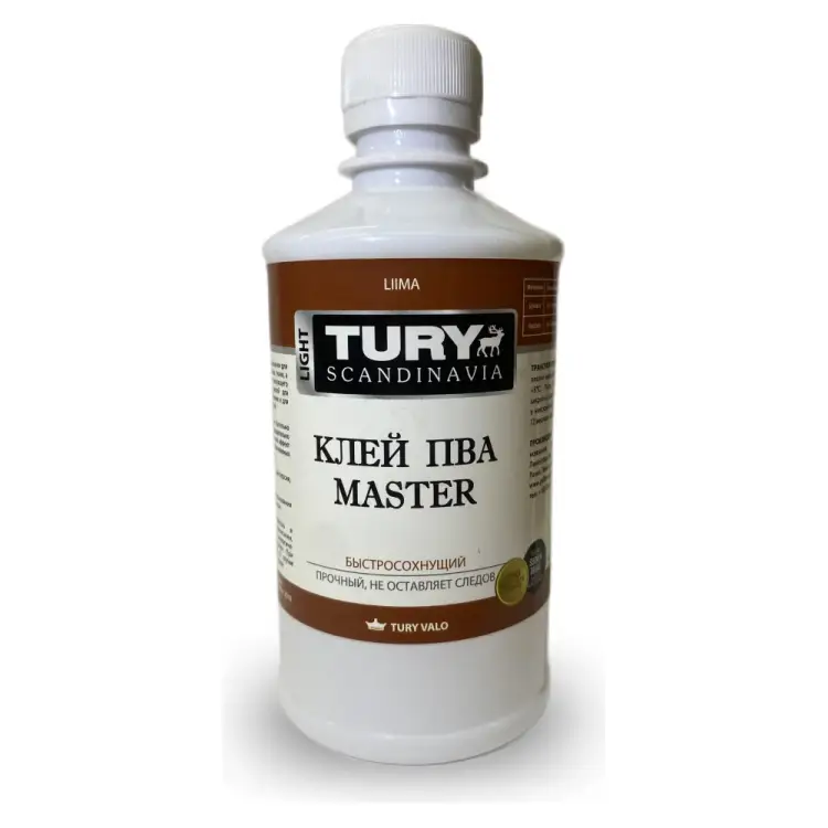 Клей TURY ПВА Мастер, 0.35 кг 2007266