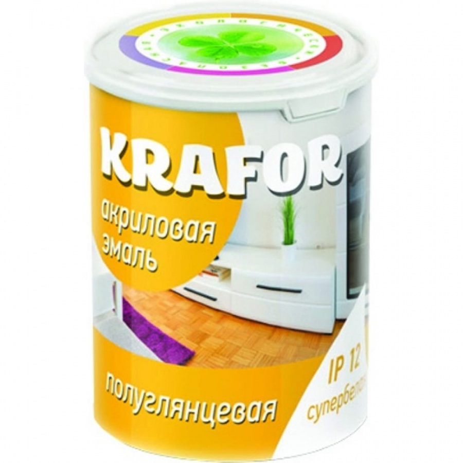Акриловая эмаль KRAFOR 44983