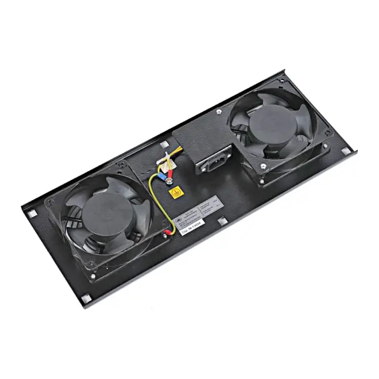 Вентиляторный модуль для установки в настенные шкафы серии SH-05F, Cabeus TRAY-FAN2-BK Вентиляторный модуль для установки в настенные шкафы серии SH-05F, Cabeus TRAY-FAN2-BK