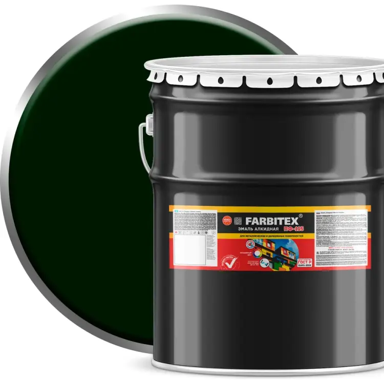 Алкидная эмаль Farbitex ПФ-115 4300001774