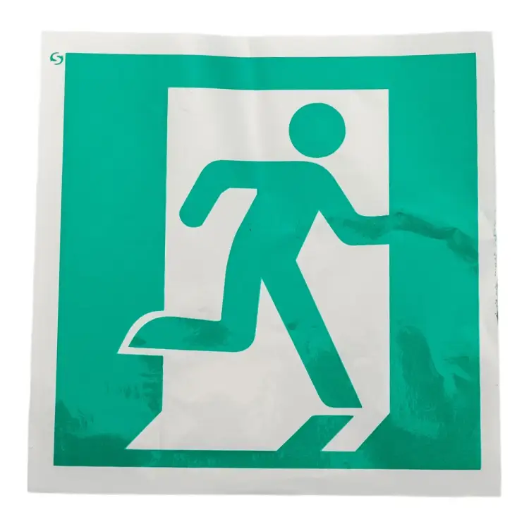 Знак Стандарт Знак Выход здесь правосторонний 00-00024572