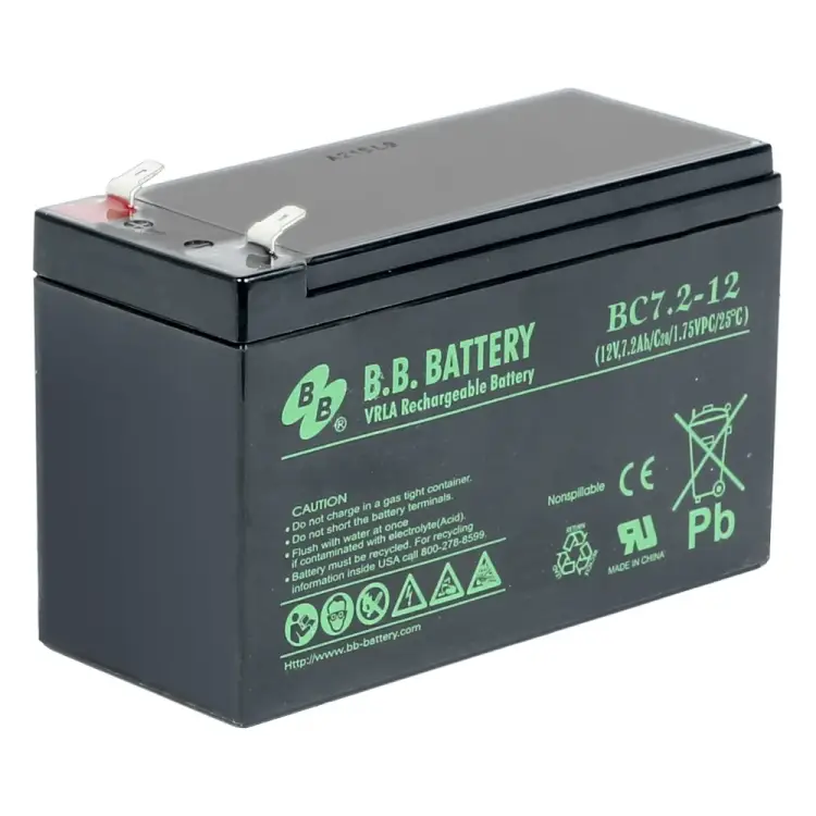 Батарея аккумуляторная BB Battery BC 7,2-12