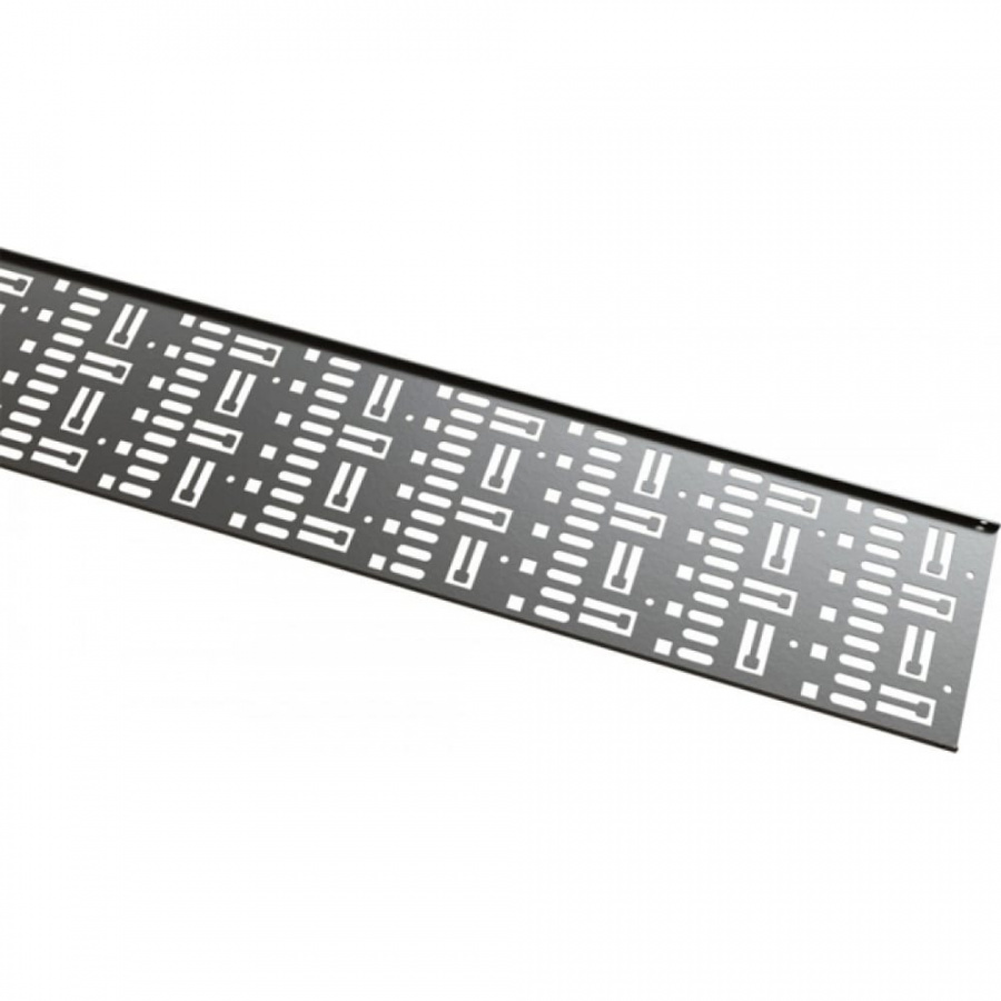 Перфорированный вертикальный кабельный организатор-лоток Hyperline CDV-150x9-22U-RAL9005