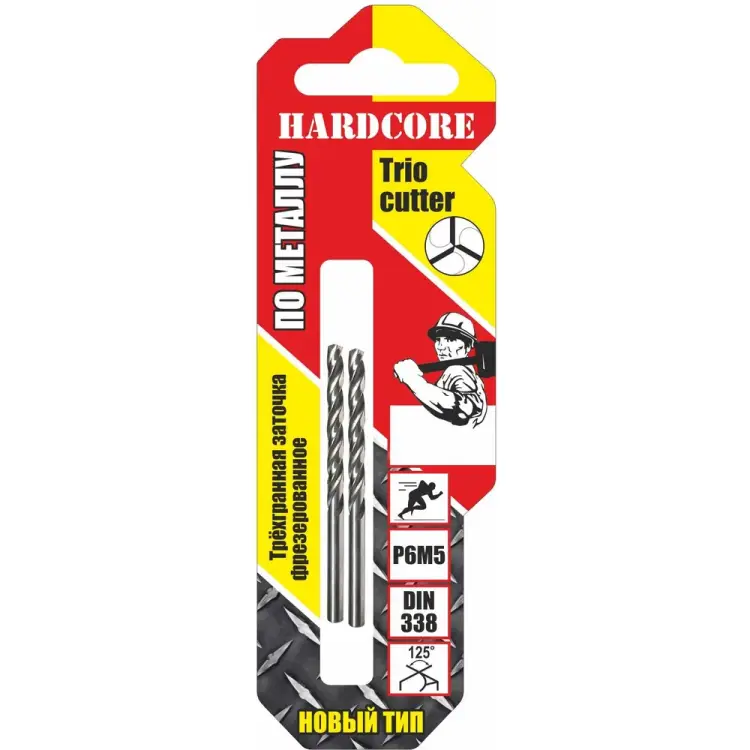 Сверло по металлу Hardcore 143035