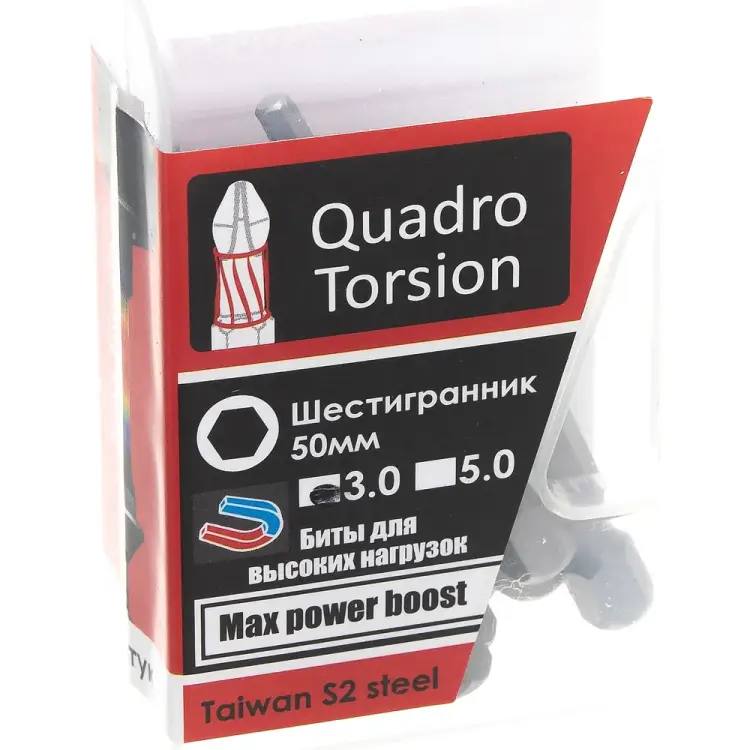 Шестигранная бита Quadro Torsion 440350 Шестигранная бита Quadro Torsion 440350